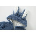 thumbnail image 5 of Dyfzdhu Infant Thick Jumpsuit Snowsuit Bunny Coat Boys Warm Girls Hooded, 5 of 9