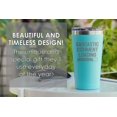 thumbnail image 3 of Funny Gifts for Women - Christmas Presents for Women - Funny Coworker Gifts for Women - Funny Travel Mug for Women - Sarcastic Comment Loading 16 oz Mint Insulated Stainless Steel Tumblers for Women, 3 of 6