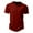 Red, variant on MIXUE Shirts For Men Summer Solid Color Round Neck Button Short Sleeve Casual Basic Pullover Tops Tshirts Outwear,Red,M