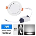thumbnail image 4 of Inteprter Sensor de movimiento Luz Techo 9W Interior Detección LED Montaje empotrado Luz de techo con movimiento Iluminación y accesorios 3 pulgadas 7W Inteprter HA025697-01, 4 of 6