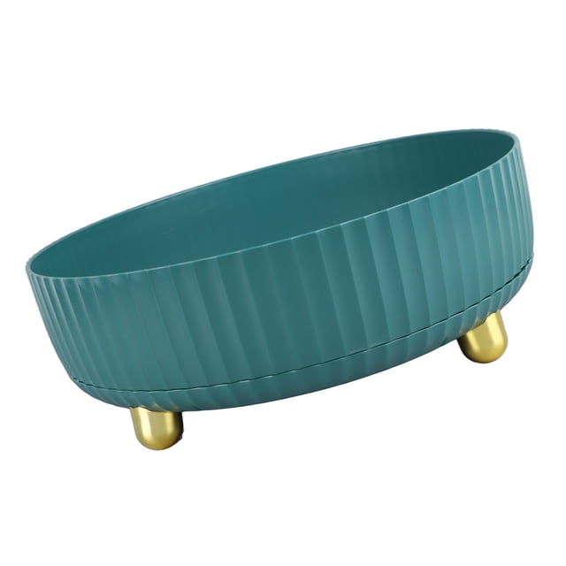 Bandeja De Almacenamiento Giratoria, Bandeja Organizadora Giratoria De Gran Capacidad Para Cocina, Sala De Estar, , Plástico, Con Múltiples Funciones, Para Organizador De