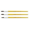 Crayola Natural Paint Brushes, Yellow, 1 Dozen