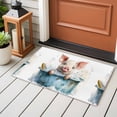 thumbnail image 4 of Pig Bathtub Front Door Rugs 2x3 ft Watercolor Animal Small Rug for Entryway Non Slip Washable Bathroom Door Mat Absorbent Floor Mat for Indoor Entrance, 4 of 9