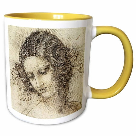 3drose, Leda, 11oz Two-tone Yellow Mug