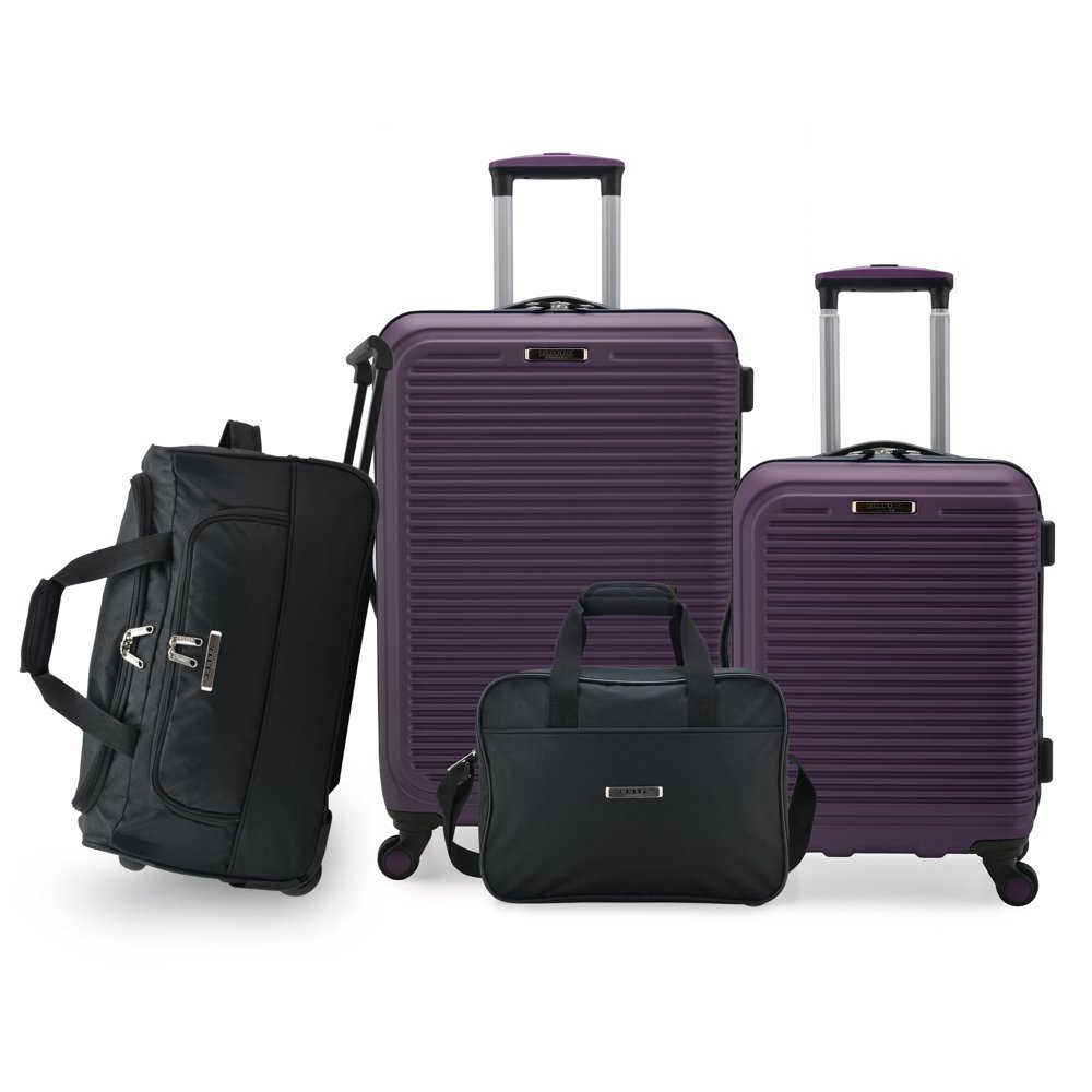 Elite Luggage Elite Luggage Curious 4Piece Luggage Set, Purple