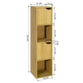 thumbnail image 4 of Estante Librero HOMEMAKE FURNITURE Contemporáneo Clásico Color Madera Natural, 4 of 5