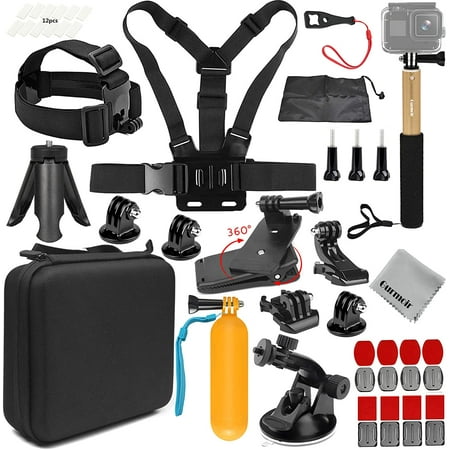 Basic Accessories Kit for GoPro Action Camera, 40in1 Bundle Accessories Set for DJI Osmo Action Insta360 SJCAM