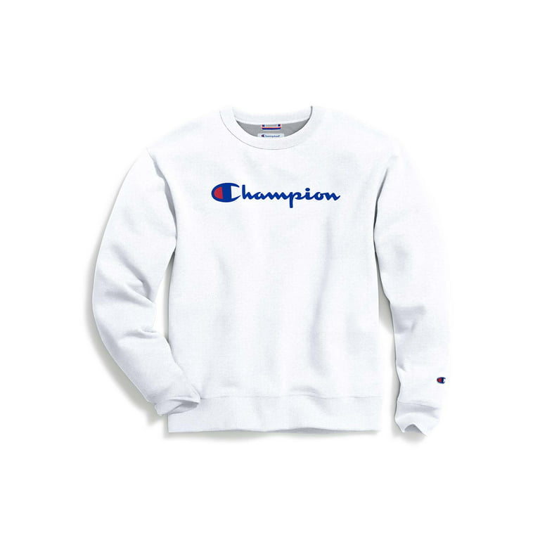 Crewneck Champion and up Men\'s size Big Logo 2XL to Powerblend Men\'s Sweatshirt,
