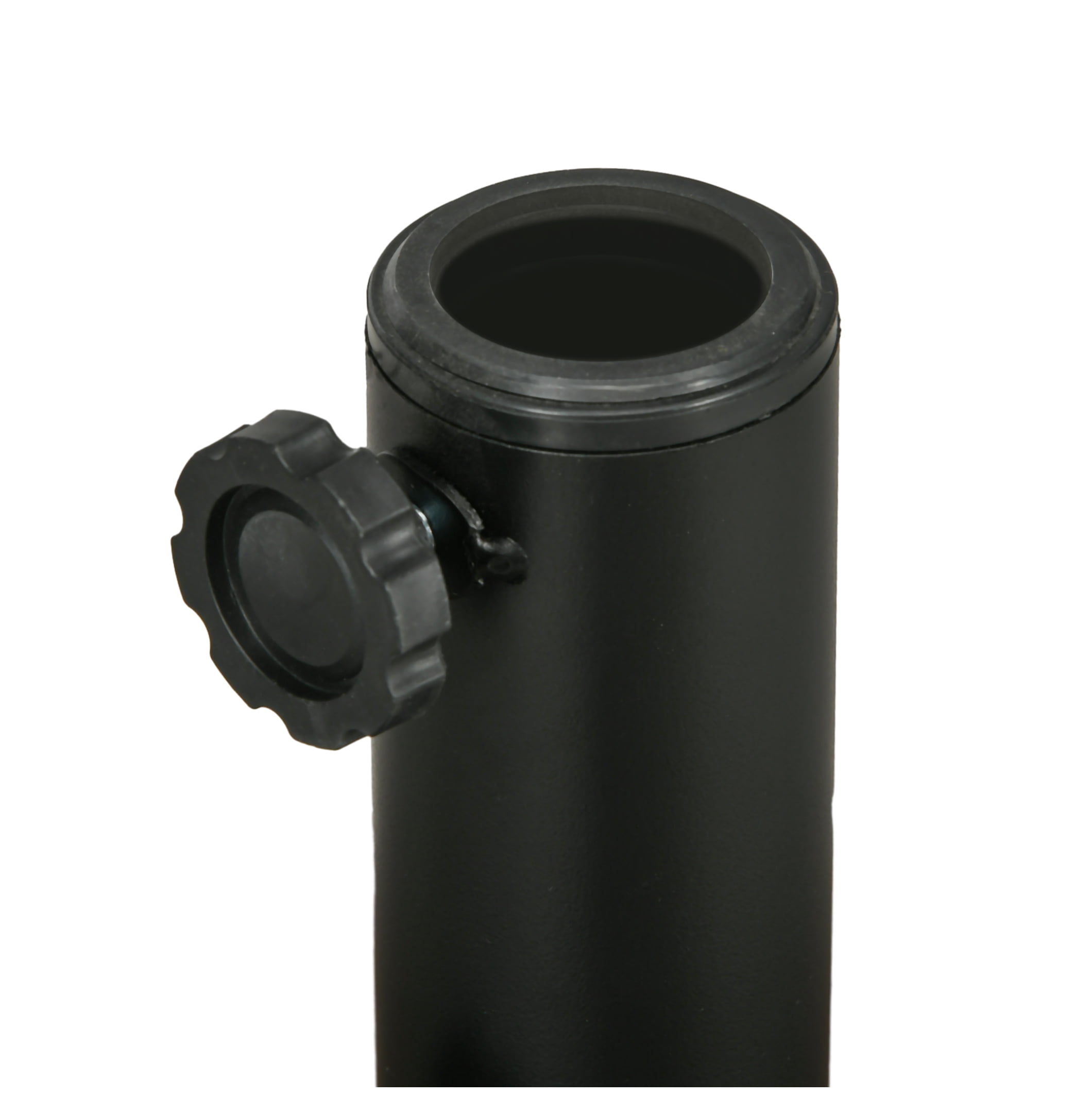 Umbrella Stand for 1.5" or 2" Umbrella Poles, Round Fillable Umbrella Base for Outdoor, Lawn, Deck, Brown