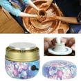 thumbnail image 4 of Ceramic Machine, Flower Pattern DIY Ceramics Wheel Machine, Stable Electric Aluminum Turntable For Clay Making Hand Craft US Plug,EU Plug,UK  Plug,AU Plug, 4 of 8