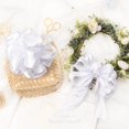 thumbnail image 4 of Cinta decorativa Ribbli satinada con alambre de 3,8 cm x 18 m, color blanco, 4 of 4