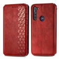 thumbnail image 3 of Case for Motorola Moto G Pro Flip Cover Wallet Flip Cover Magnetic Protective - Red, 3 of 5