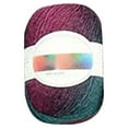 thumbnail image 1 of Clearance! Dyed Rainbow Wool Thread Handmade Diy Crochet Fine Shawl Hat Scarf Woolen Thread DIY Knitting DIY,E, 1 of 2