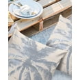 thumbnail image 3 of Outdoor Waterproof Pillow Covers Pack of 2, Vintage Palm Tree Rustic Wooden Board Hand Painted Style Decorative Throw Pillowcases Cushion Covers for Garden Patio Tent Sofa Couch, 24x24 inch, 3 of 8