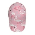 thumbnail image 3 of Goofa Pink Flamingo Printed Baseball Cap for Men and Women - Adjustable Unisex Hat for Sports and Casual Wear,Sun protection Casual Outdoor Everyday Fashion Cap, 3 of 9