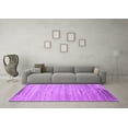 thumbnail image 3 of Ahgly Company Indoor Square Abstract Purple Contemporary Area Rugs, 8' Square, 3 of 4