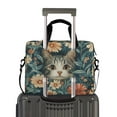 thumbnail image 2 of FORMRS 16" Laptop Bag Carrying Sleeve Case with Handle Travel Shoulder Briefcase, Flowers Cat, 2 of 8