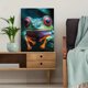 thumbnail image 5 of Qisvanset Framed Canvas Wall Art 12x16 Inch Tropical Tree Frog Home Portrait Wall Decor, 5 of 5