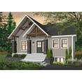 thumbnail image 4 of The House Designers: THD-7309 Builder-Ready Blueprints to Build a Compact Inverted Living Craftsman House Plan with Finished Basement Foundation (5 Printed Sets), 4 of 11