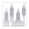 thumbnail image 1 of Lame de Grattoir à Scie Réciproque 4 Pcs, Lames Outils Réciproques comme Accessoires et Adaptateur pour Scie Réciproque, 4 x Lames de Scie Réciproques, Argent, 1 of 7