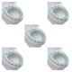 thumbnail image 3 of Bewildely 1 unidad de calentador y grueso para baño, cubierta de asiento de inodoro de tela lavable y estirable, almohadillas para Closestool, Type4 NO4 Bewildely CBP054627, 3 of 6