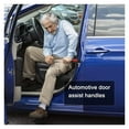 thumbnail image 2 of Disability Aid| Portable LED Car Door Assist Handle for Elderly & Disabled - High-Quality Aluminum, Black with Red Grip, Features Seat Belt Cutter & Window Breaker, Ideal for Vehicle Emergency Exits, 2 of 6