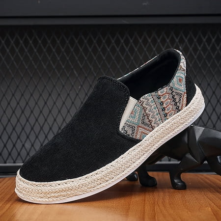 

Huilaibazo Casual Shoes For Men 2022 New Spring And Autumn Fisherman s Shoes Canvas Thick Soled Slip On Shoes