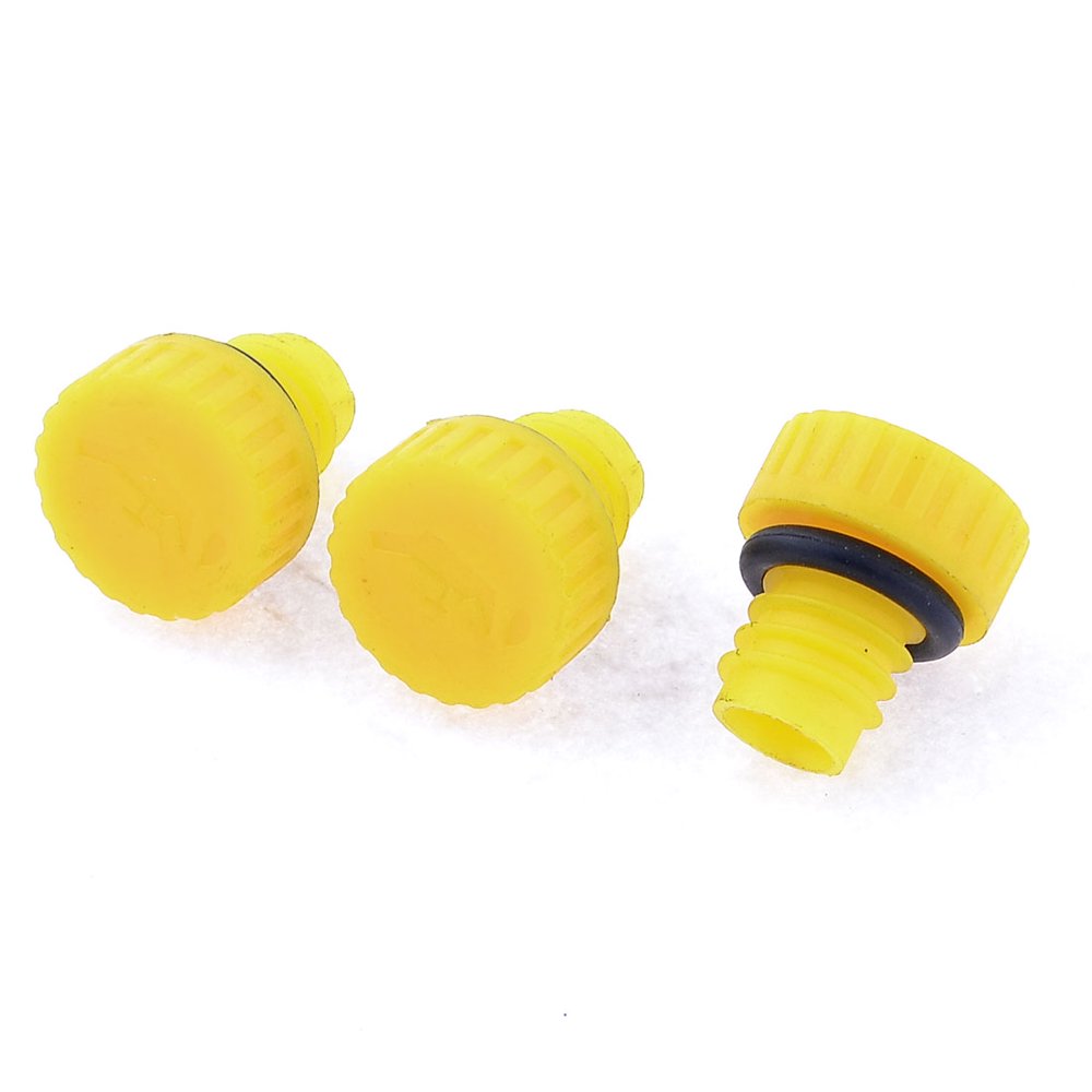 Unique Bargains Air Compressor 15mm Dia Male Thread Plastic Oil Plug 3
