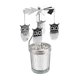 thumbnail image 2 of Candelabro giratorio Portavelas giratorios Vela cónica Vela giratoria Portavelas de luz de té para boda Navidad Chimenea Sala de estar Búho, 2 of 9