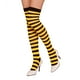 thumbnail image 1 of 1 par de calcetines elásticos a rayas largo medias elásticas hasta la rodilla para adultos disfraces de fiesta de Navidad Cosplay ANGGREK Otros, 1 of 3