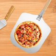 thumbnail image 3 of Pizza Peel Pizza Shovel 12 Inch Food Grade Foldable Stainless Wooden Handle Pizza Paddle, 3 of 8