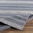 thumbnail image 4 of Surya La Casa LCS-2311 30x87" Runner Global Cotton Area Rug in Navy/White, 4 of 7
