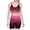 Pink, variant on Abomasnow Women 2 Piece Workout Sets High Waisted Biker Shorts with Pockets Built in Bra Racerback Tank Tops
