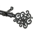 thumbnail image 2 of InStyleDesign  Cloud Adjustable Black Curtain Rod 120 to 170 inch, 2 of 2