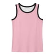 thumbnail image 2 of Tiijoy Girls Tank Top Summer Sleeveless Shirt Casual Cotton Tank Tops for Kids, Sizes 4-12, 2 of 5