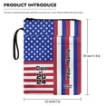 thumbnail image 7 of HELLHERO Book Cover Sleeve Pouch with Lightweight Polyester Book Cover with Washable for Hardcover Notebook Journal Textbooks Holder Protector Wrap Bag， US Flag Design, 7 of 7