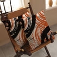 thumbnail image 2 of Orange 16x16 Pillow Covers Set of 2 Abstract Stripes Gray Black White Throw Pillow Covers Modern Decorative Pillow Cases Home Decor Square 16 x 16 Inches Pillowcases, 2 of 6