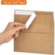 thumbnail image 5 of Sobre pequeño A1 - Mini sobres de papel Kraft marrón | Autoadhesivos | Sobres de tamaño perfecto para personalizar tarjetas de regalo, sobres de boda o tarjetas de lugar para fiestas de cumpleaños, 5,, 5 of 5