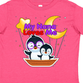 thumbnail image 4 of Inktastic My Nana Loves Me Penguin Boys or Girls Toddler T-Shirt, 4 of 5