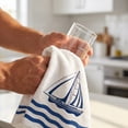 thumbnail image 5 of Yakvarog Nautical Kitchen Hand Towels, Soft Touch & Highly Absorbent Quick Dry Towel, 16" x 24", Durable Breathable Hand Towels for Wiping Cups, Dishes, Countertops, Summer Home Decor, 5 of 7
