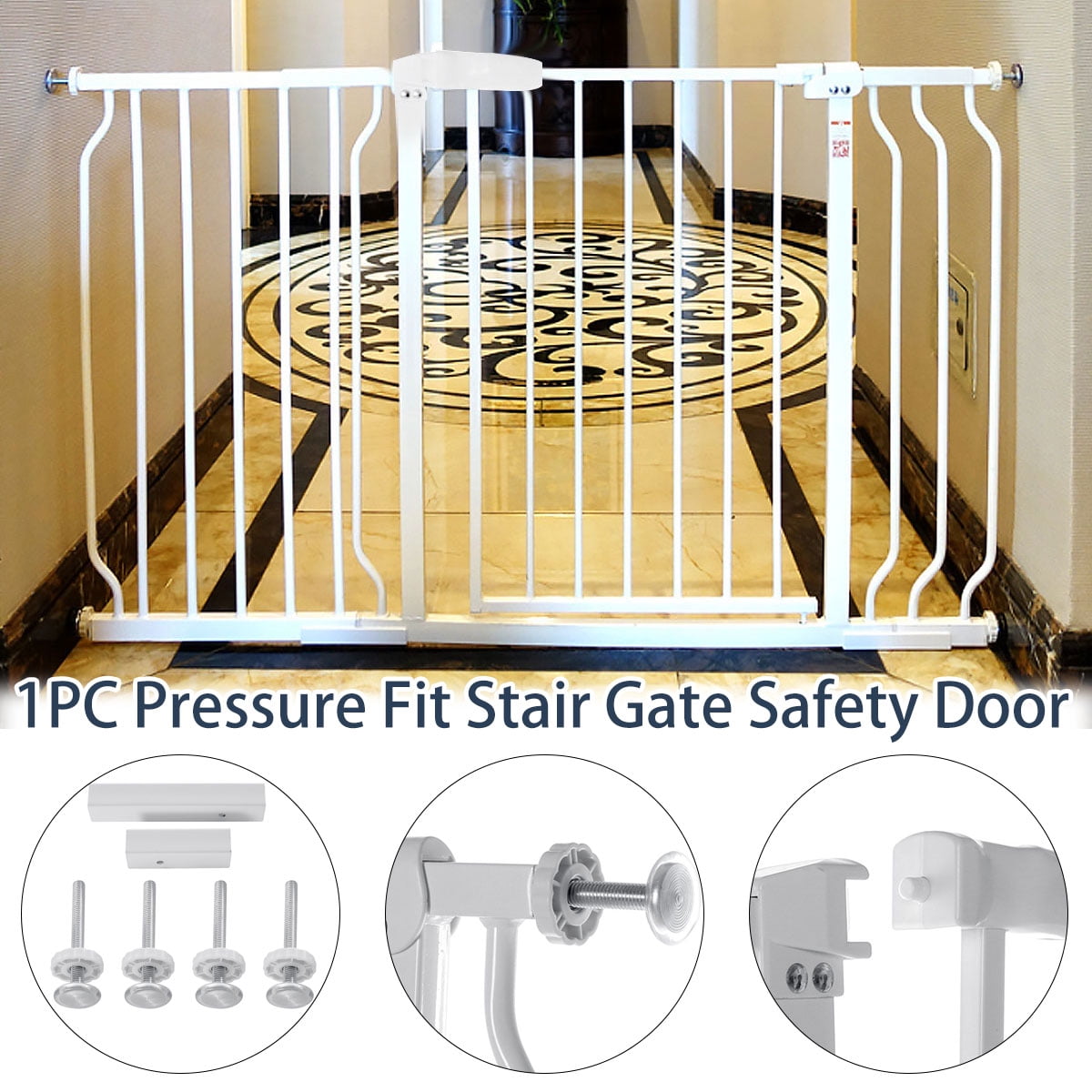 wide safety gate pressure fit