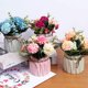 thumbnail image 4 of Flores artificiales, plantas verdes, plantas en macetas, pequeños adornos, decoración de sala de estar, comedor, bonsái, 4 of 5