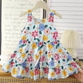thumbnail image 4 of MEZZALL Girls Summer Floral Dress Casual Party Wear For Toddler Elegant Sleeveless A-Line O-Neck Comfort Dresses, 4 of 4