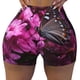 thumbnail image 2 of Fotbe Pink Blossoms Butterfly Shorts Sin Costuras – Shorts Deportivos de Cintura Alta para Mujer, Elásticos para Gimnasio, Yoga, Running o Ciclismo-Small, 2 of 8