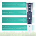 thumbnail image 4 of La Crosse 704-1531 Large Magnifying Easy Read 5-Inch Capacity Acrylic Rain Gauge, Black-Blue, 4 of 7