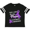 thumbnail image 3 of Inktastic Alzheimer's Awareness Find a Cure for my Papa Boys or Girls Toddler T-Shirt, 3 of 5