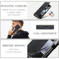 thumbnail image 4 of Wallet Case for Samsung Galaxy Z Fold5,Magnetic Protect PU Leather Flip Case with Card Holder Cash Slot RFID Blocking Kickstand Shockproof Protection Case for Samsung Z Fold5 (Black), 4 of 18