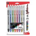 thumbnail image 1 of Pentel Sparkle Pop Metallic Gel Pen, Stick, Bold Point, 1 mm, Assorted Ink Colors, 8 Pack, 1 of 1