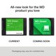 thumbnail image 2 of Unidad de estado sólido SSD interna Western Digital WD Green de 480 GB - SATA III 6 Gb/s, 2,5"/7 mm, hasta 545 MB/s - WDS480G3G0A, 2 of 2