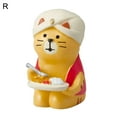 thumbnail image 2 of AURORA TRADE Resin Ornament Realistic Home Decor Japan Style Groceries Cartoon Bread Baking Cats Figurine Model for Coffee Shop, 2 of 8